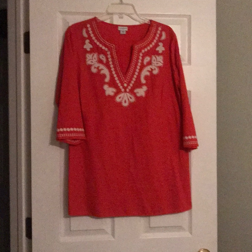 Burnt orange tunic